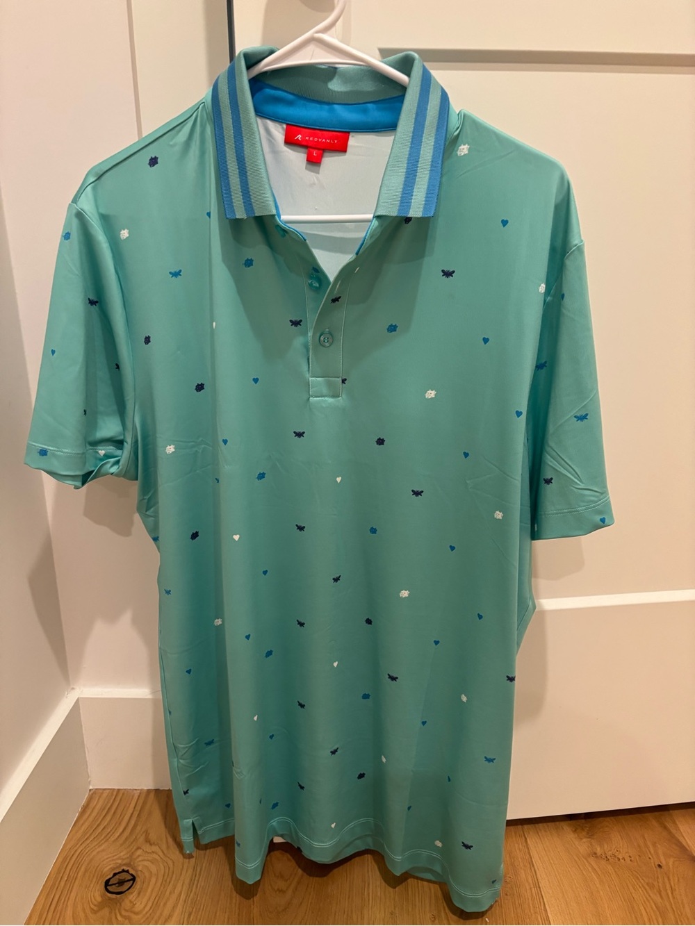 Redvanly Men’s Aqua Mint Polo